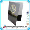 Offset printing a5 presentation embossing foil document folder